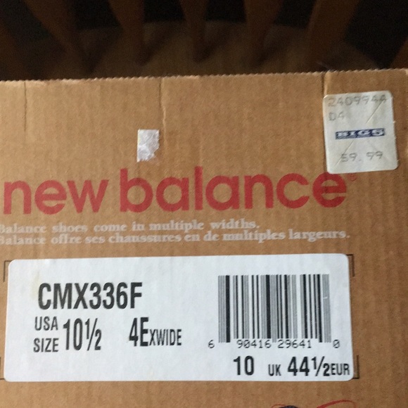 New Balance shoes size 10 1/2, 4Exwide - Picture 3 of 11